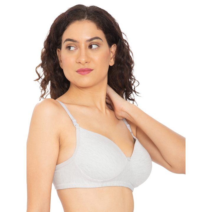 Women in full coverage bra